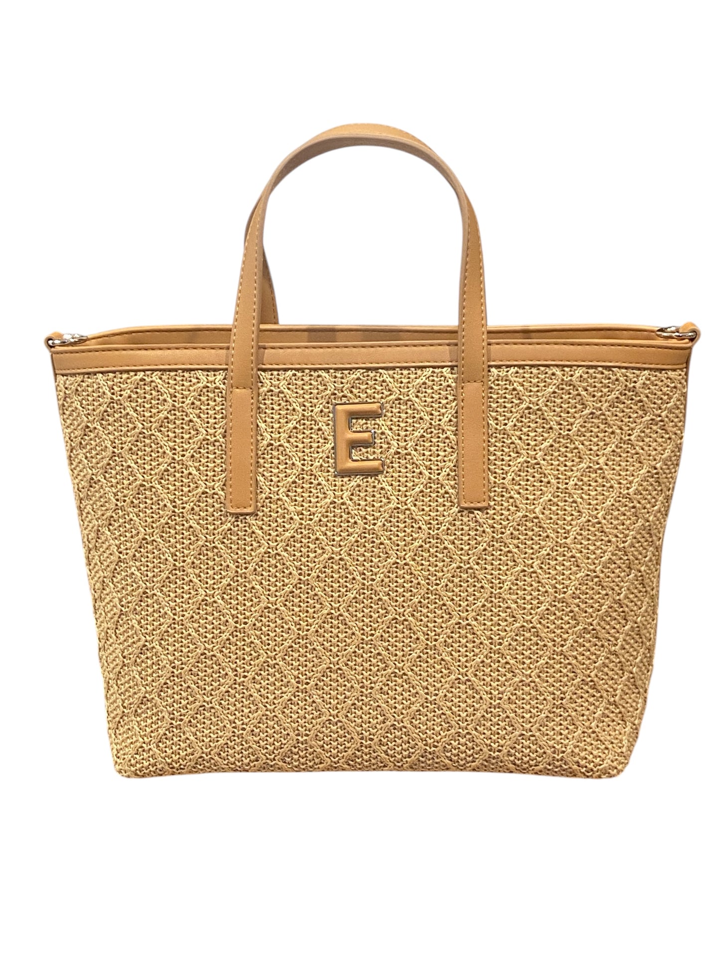 ERMANNO FIRENZE by SCERVINO small tote TERRA STRAW
