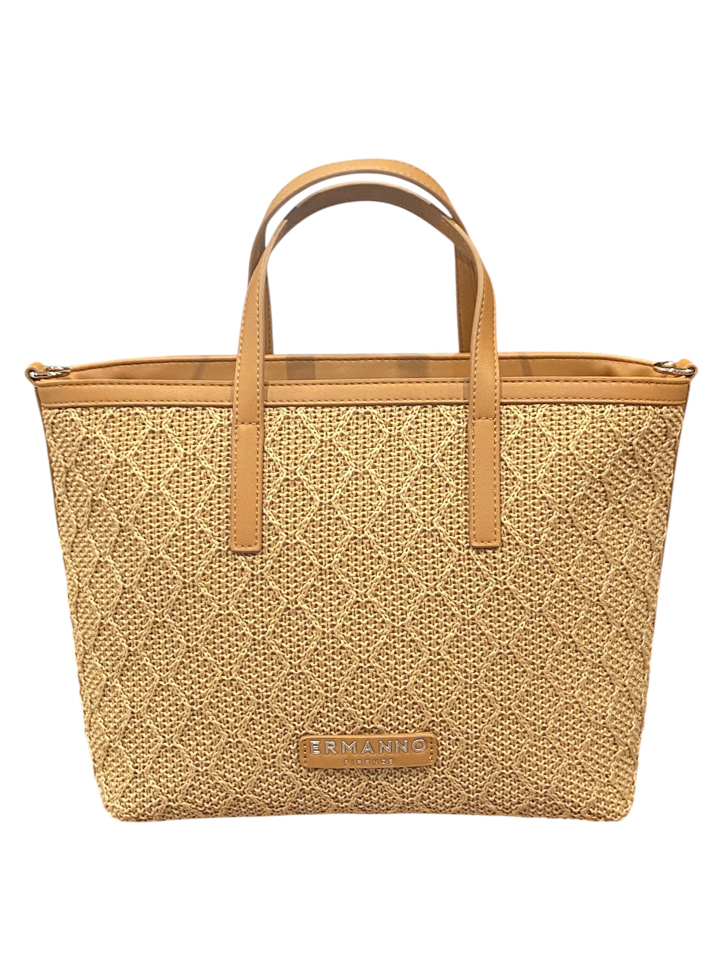 ERMANNO FIRENZE by SCERVINO small tote TERRA STRAW