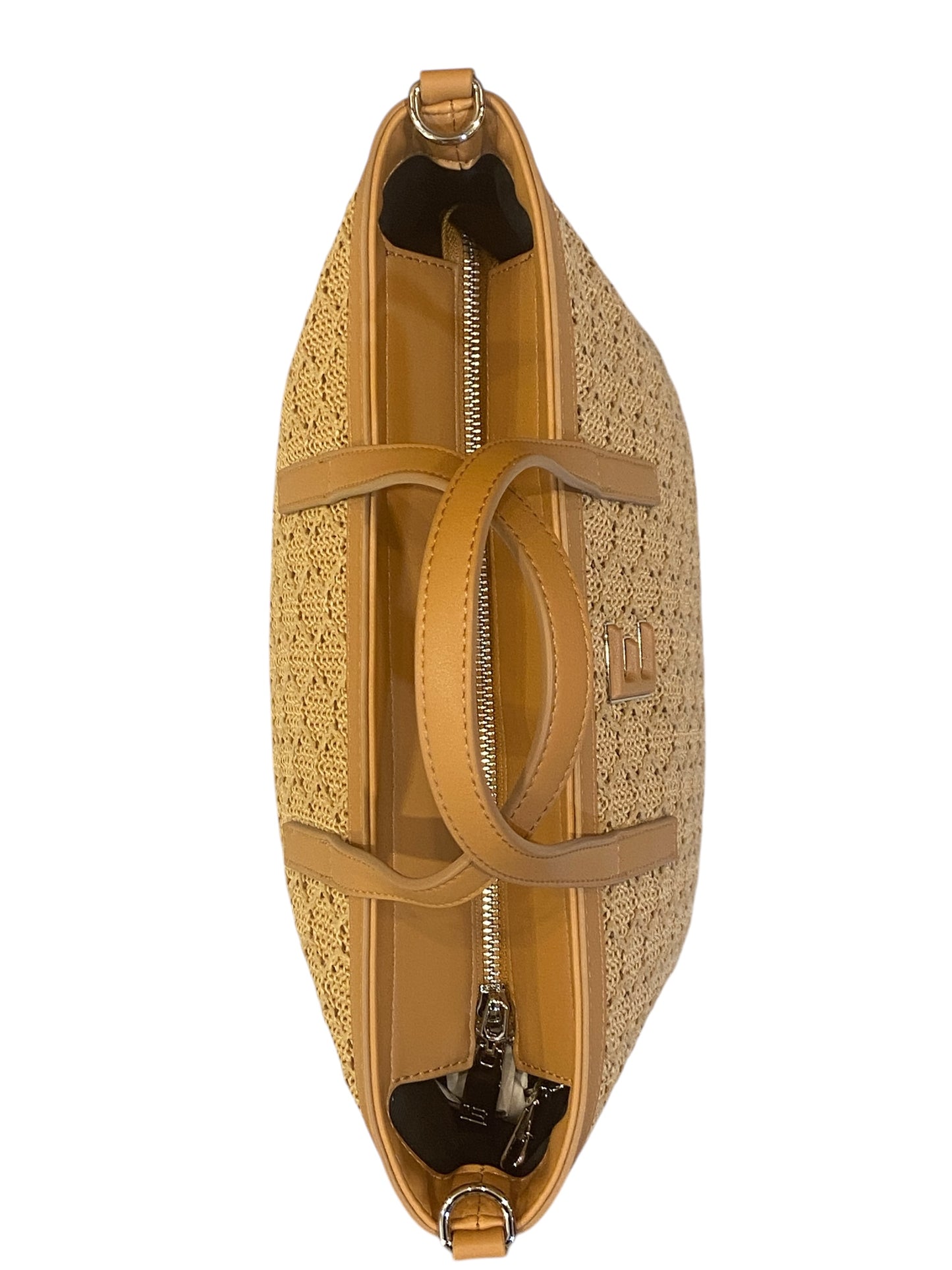 ERMANNO FIRENZE by SCERVINO small tote TERRA STRAW