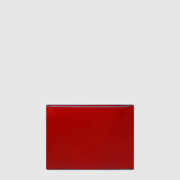 PIQUADRO BLUE SQUARE portafoglio uomo con porta documenti e porta monete