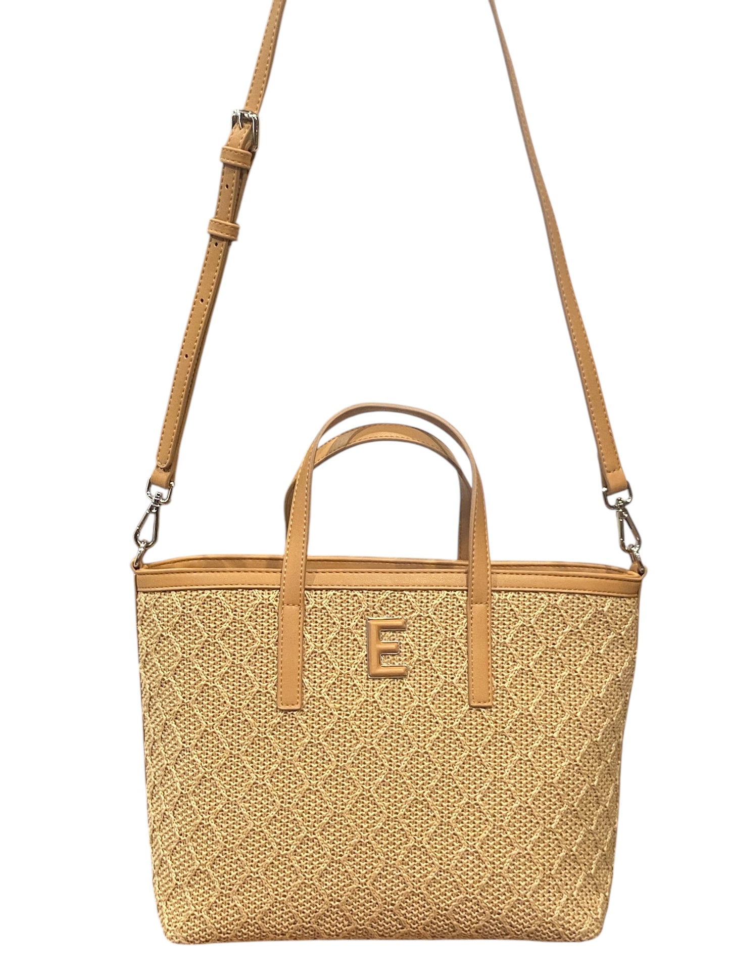 ERMANNO FIRENZE by SCERVINO small tote TERRA STRAW