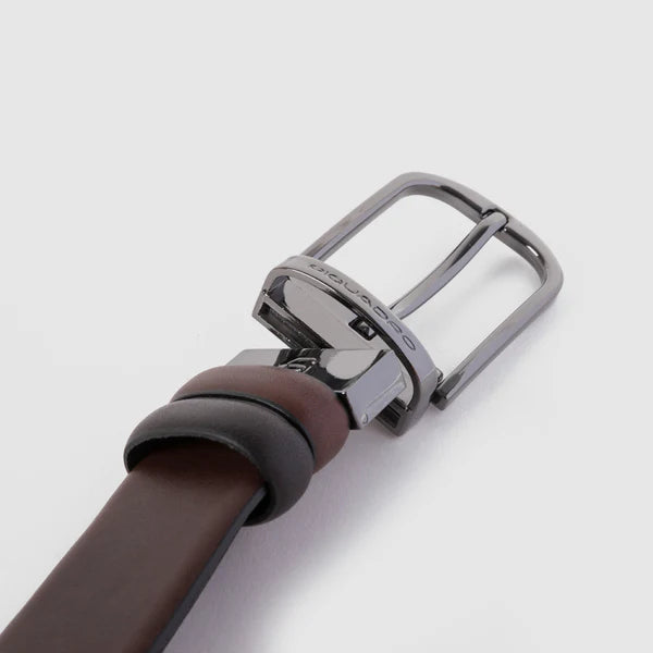 PIQUADRO BLACK SQUARE Cintura uomo reversibile