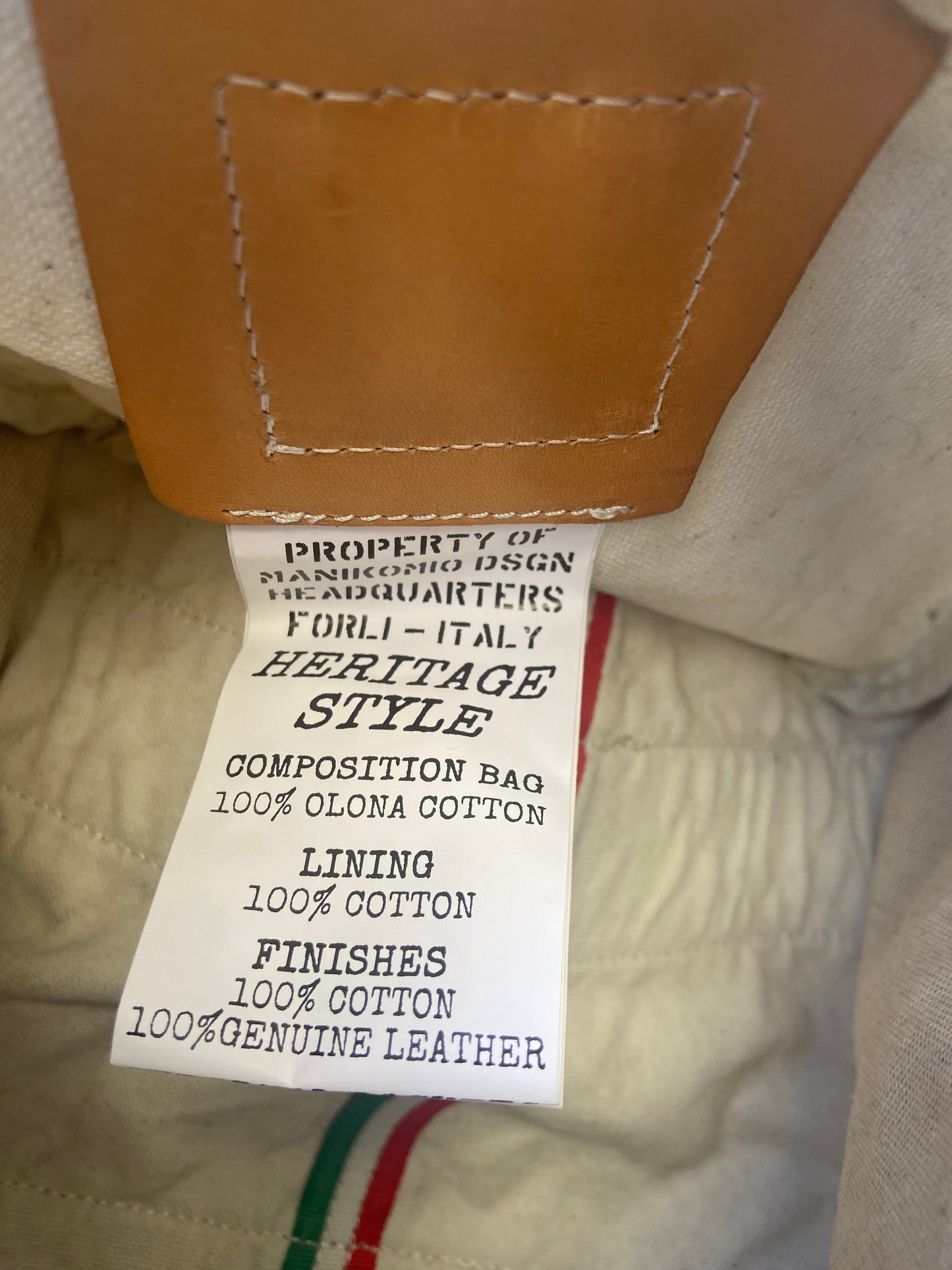 MANIKOMIODSGN Aviator's Kit Bag HERITAGE LADY24