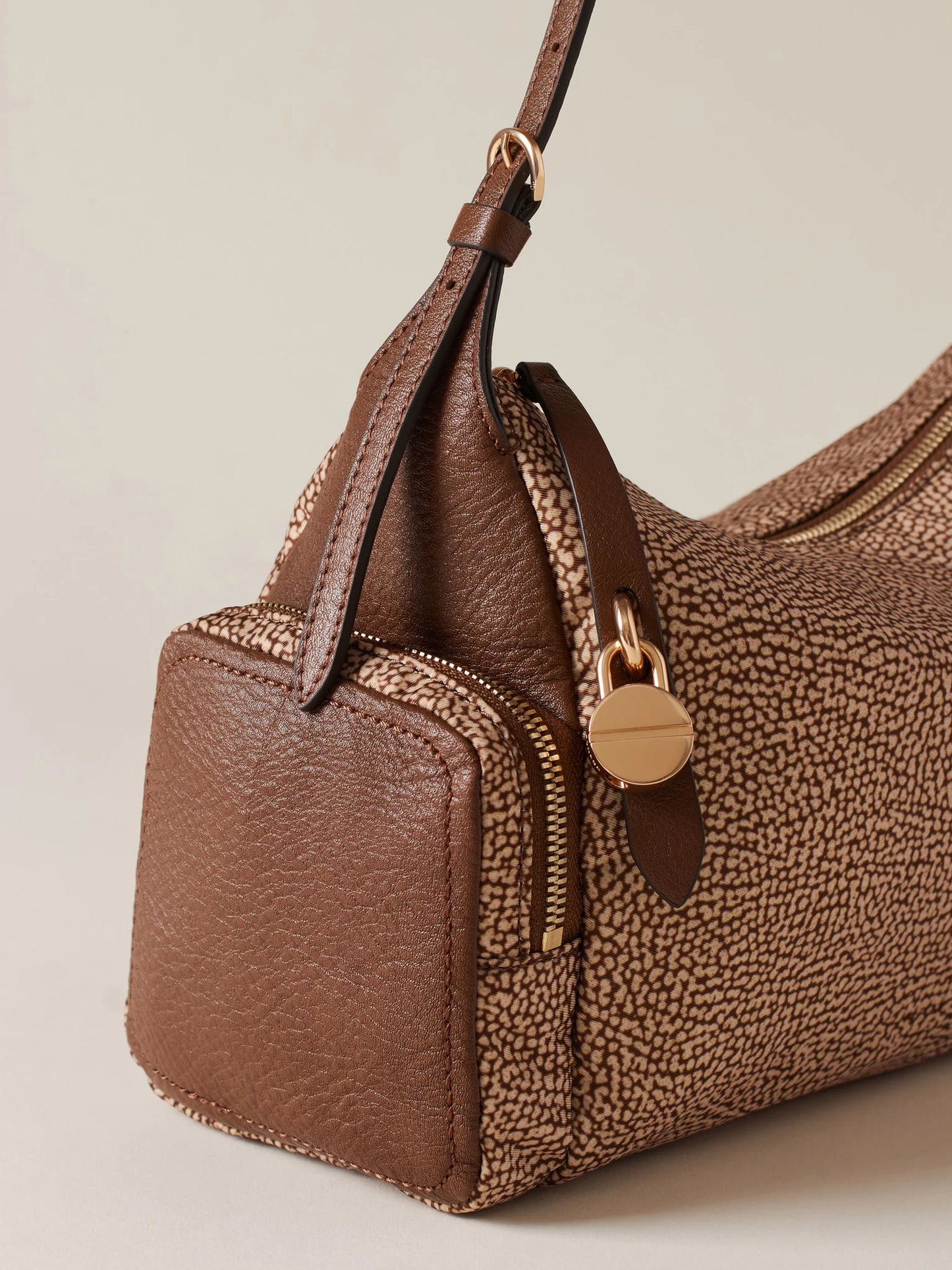 BORBONESE Borsa Hobo Medium