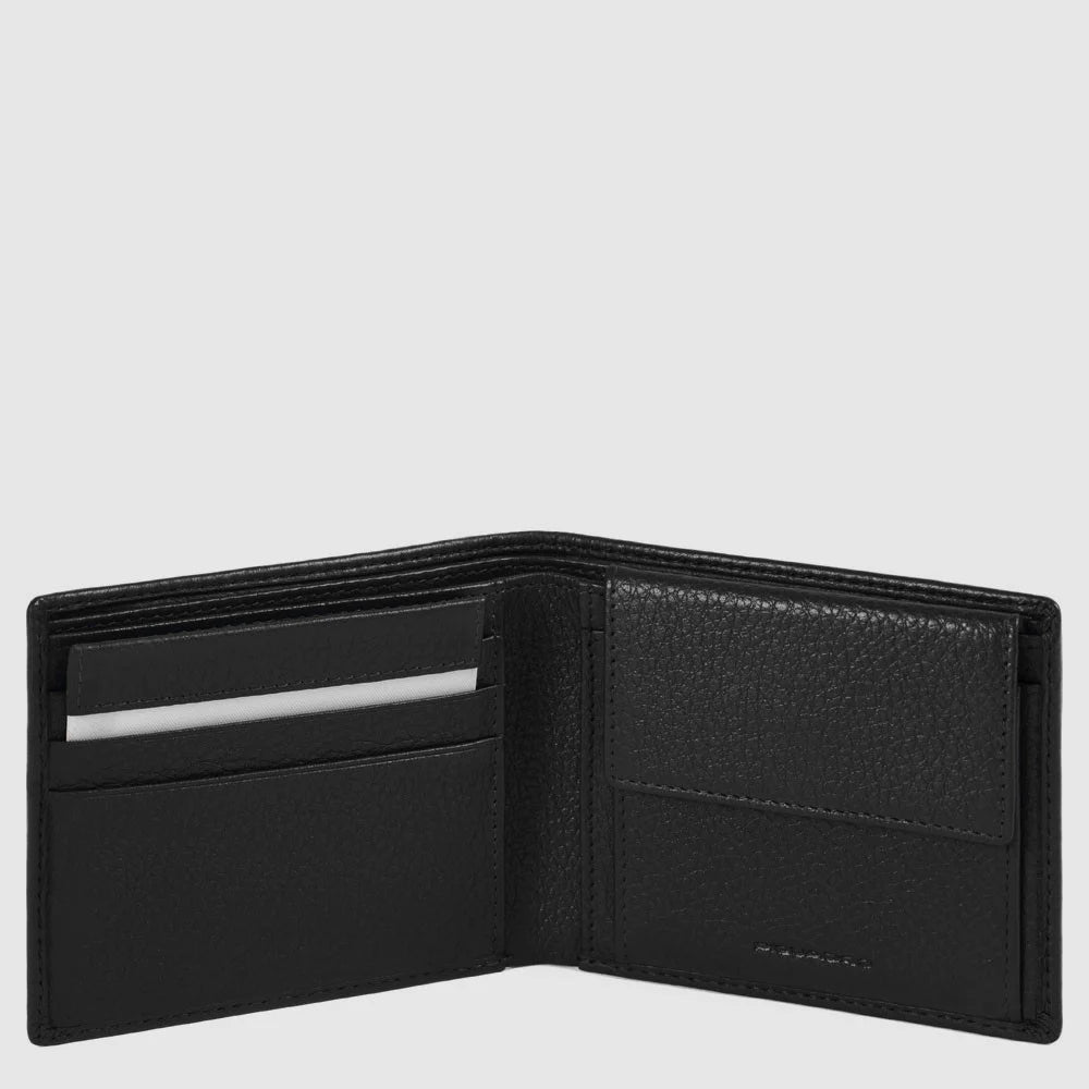 PIQUADRO MODUS SPECIAL Portafoglio uomo mini con portamonete