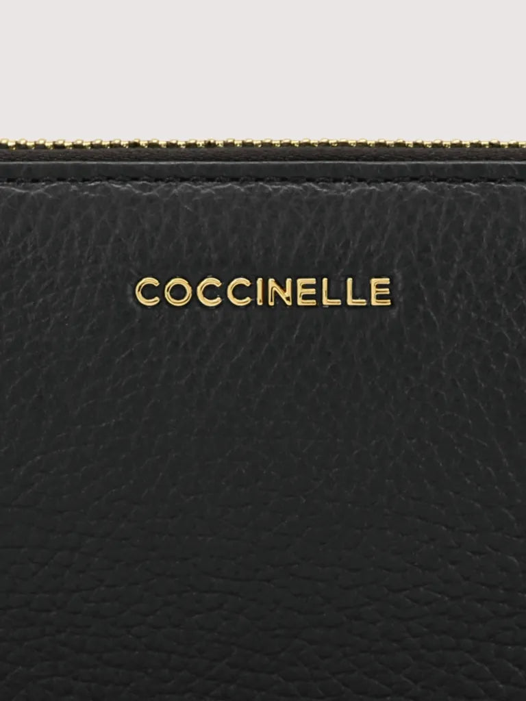 COCCINELLE METALLIC SOFT Zip Around Large