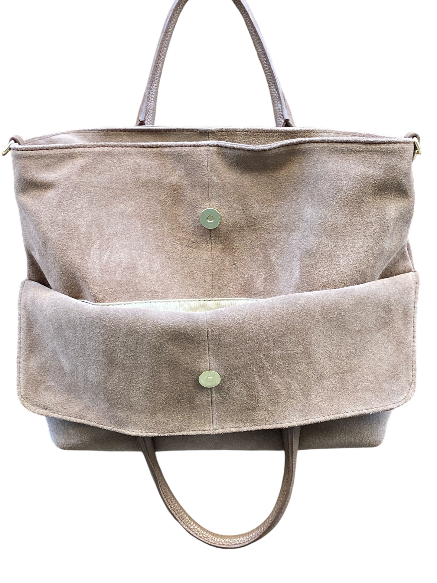 BRUNO ROSSI Borsa due manici CAMOSCIO