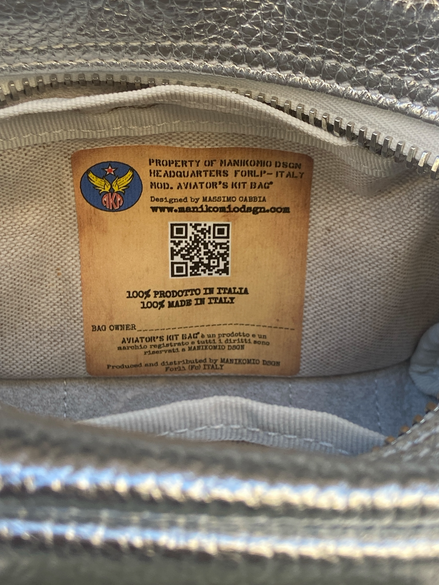 MANIKOMIO DSGN Aviator's Kit Bag BB
