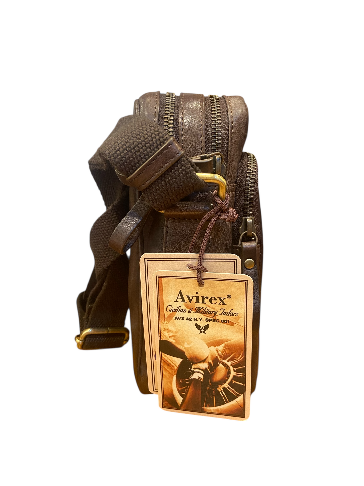 AVIREX Tracolla pelle Tg. S