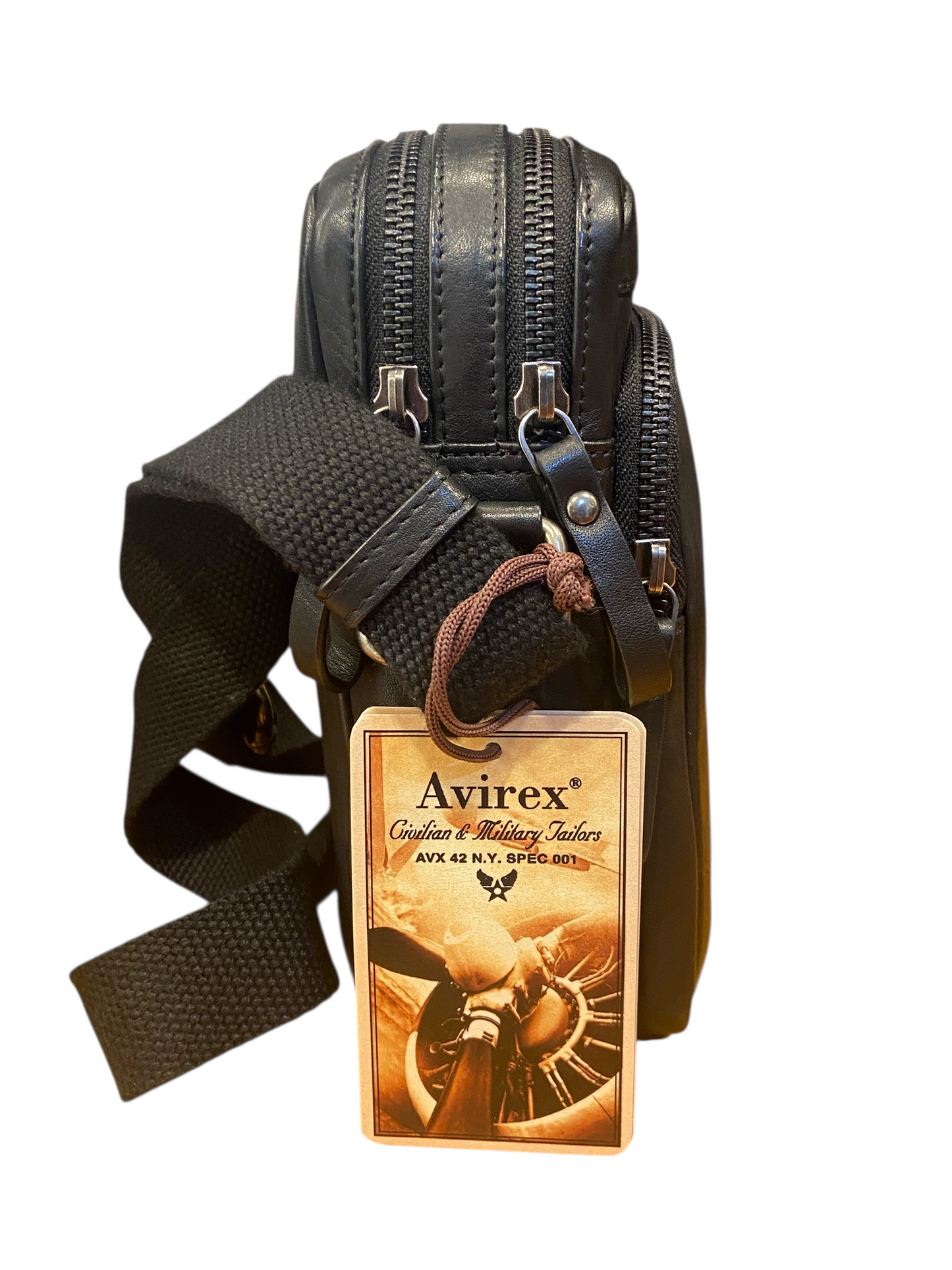 AVIREX Tracolla pelle Tg.S