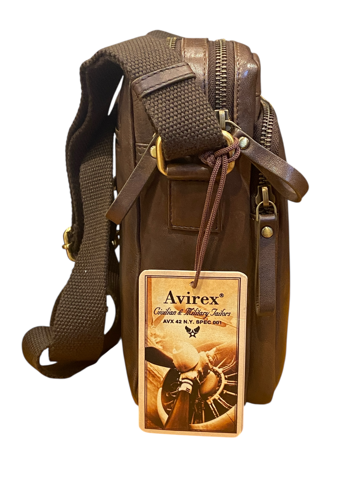 AVIREX Tracolla pelle Tg.M