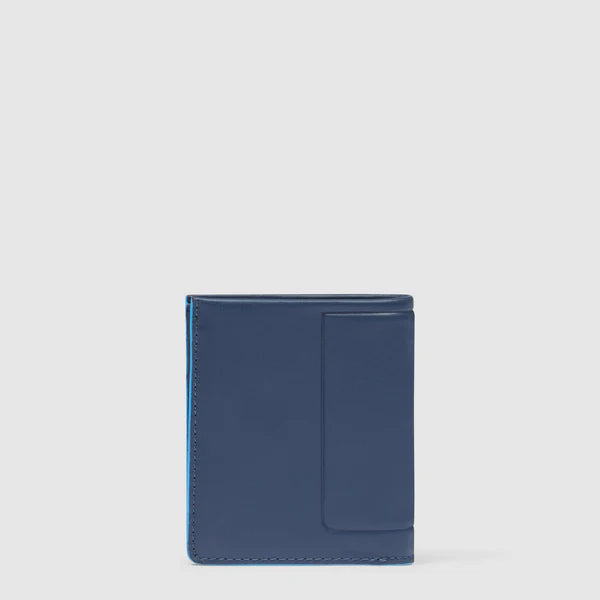 PIQUADRO Mini portafoglio verticale con portamonete