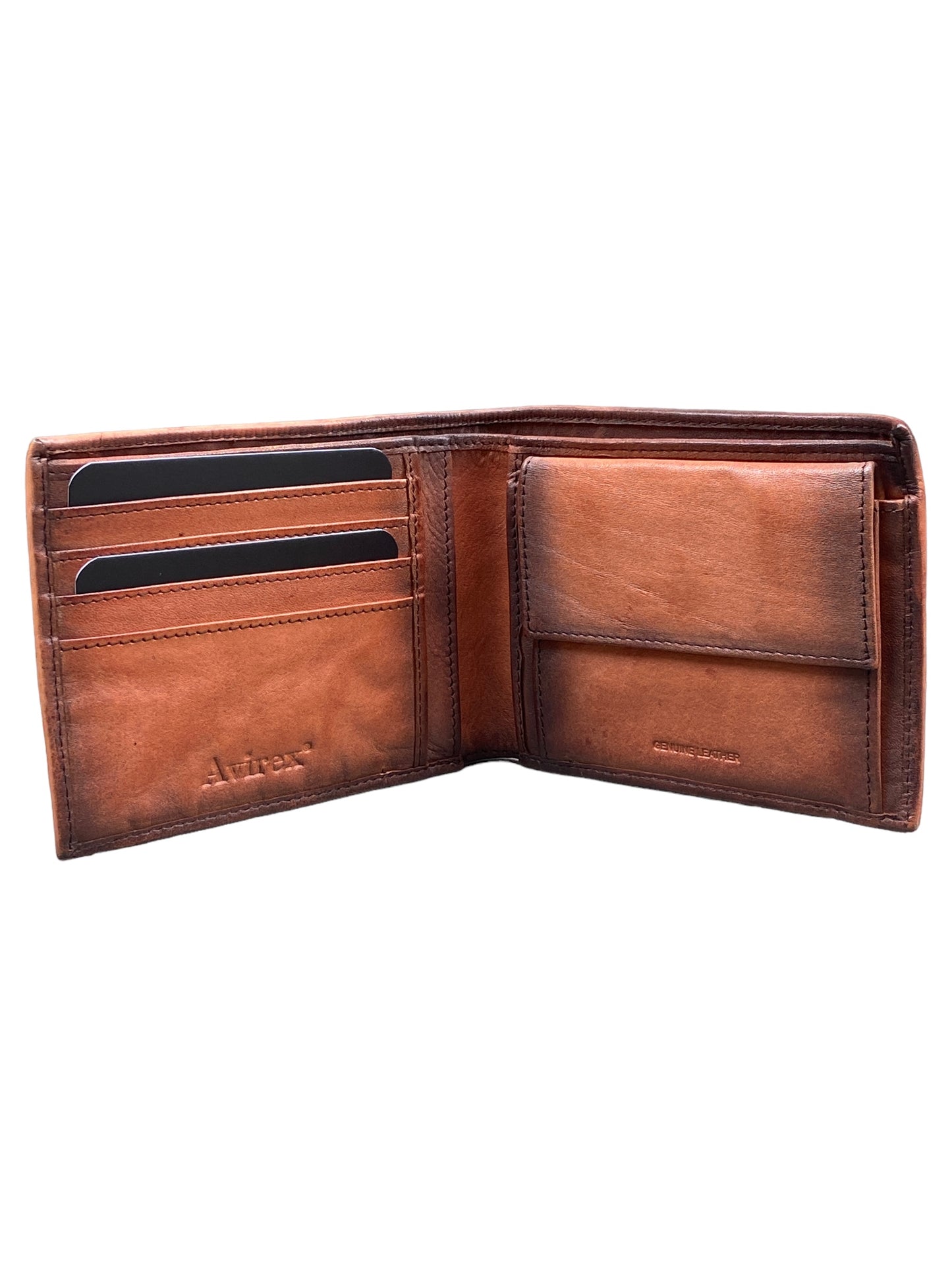 AVIREX Portafoglio Cuoio Slavato