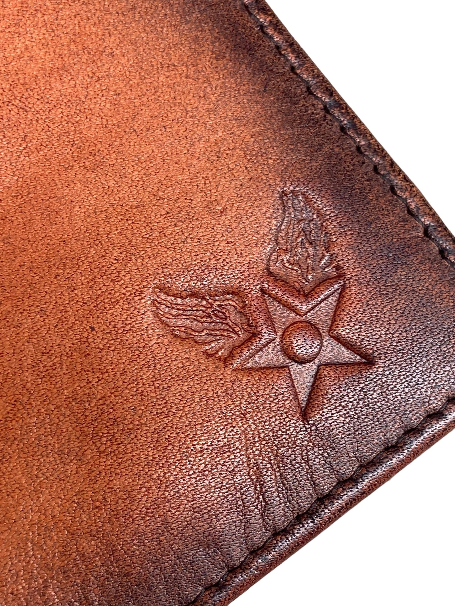 AVIREX Portafoglio slim Cuoio Slavato