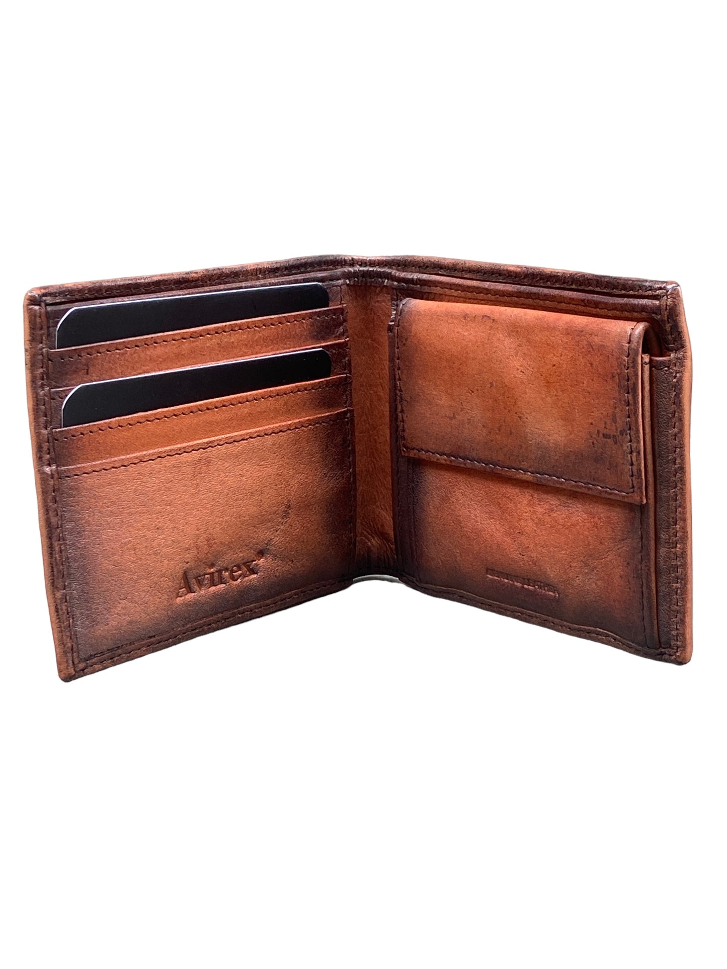 AVIREX Portafoglio slim Cuoio Slavato