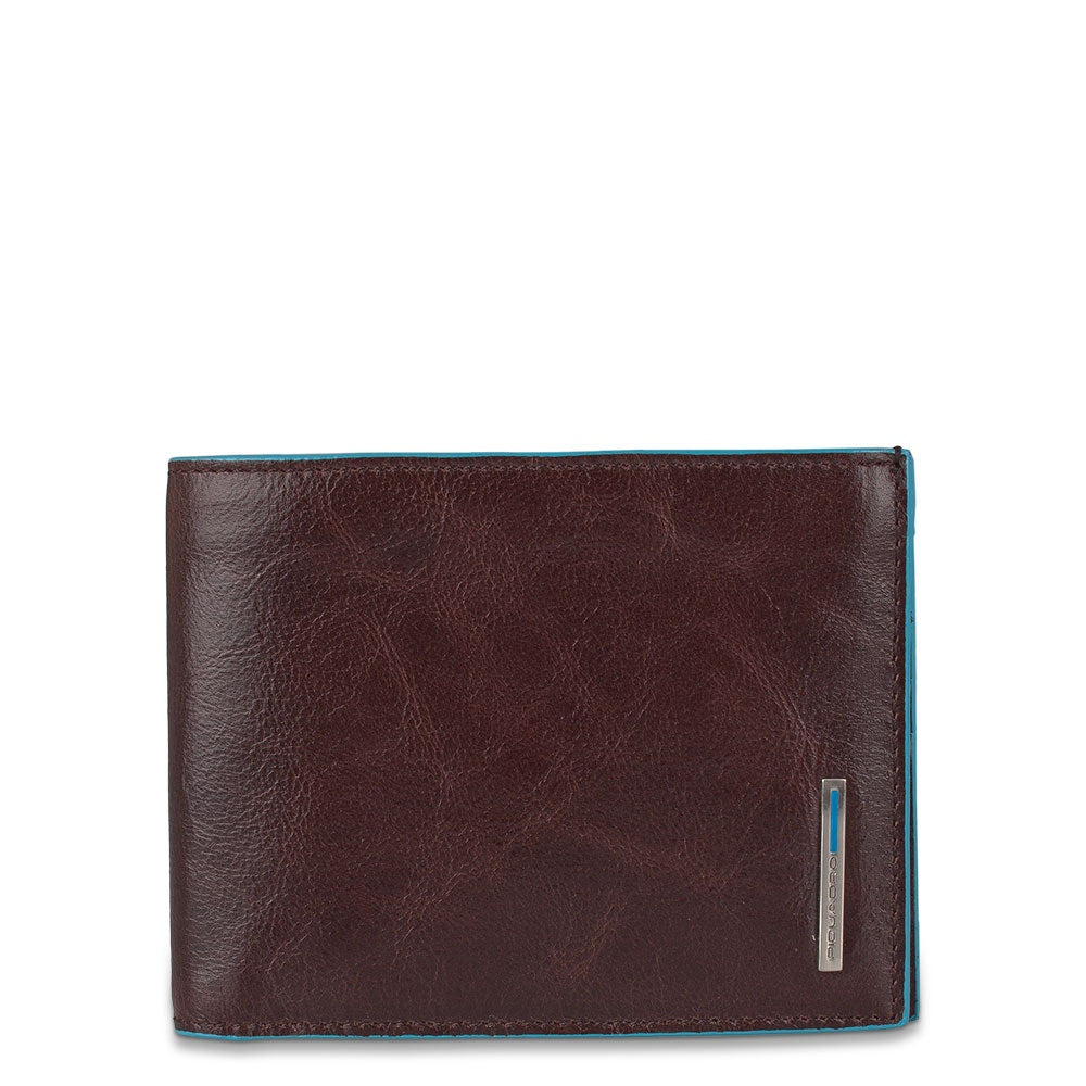 PIQUADRO BLUE SQUARE portafoglio uomo con porta monete