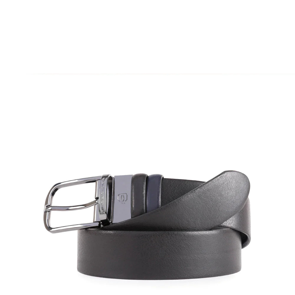 PIQUADRO BLACK SQUARE Cintura uomo reversibile