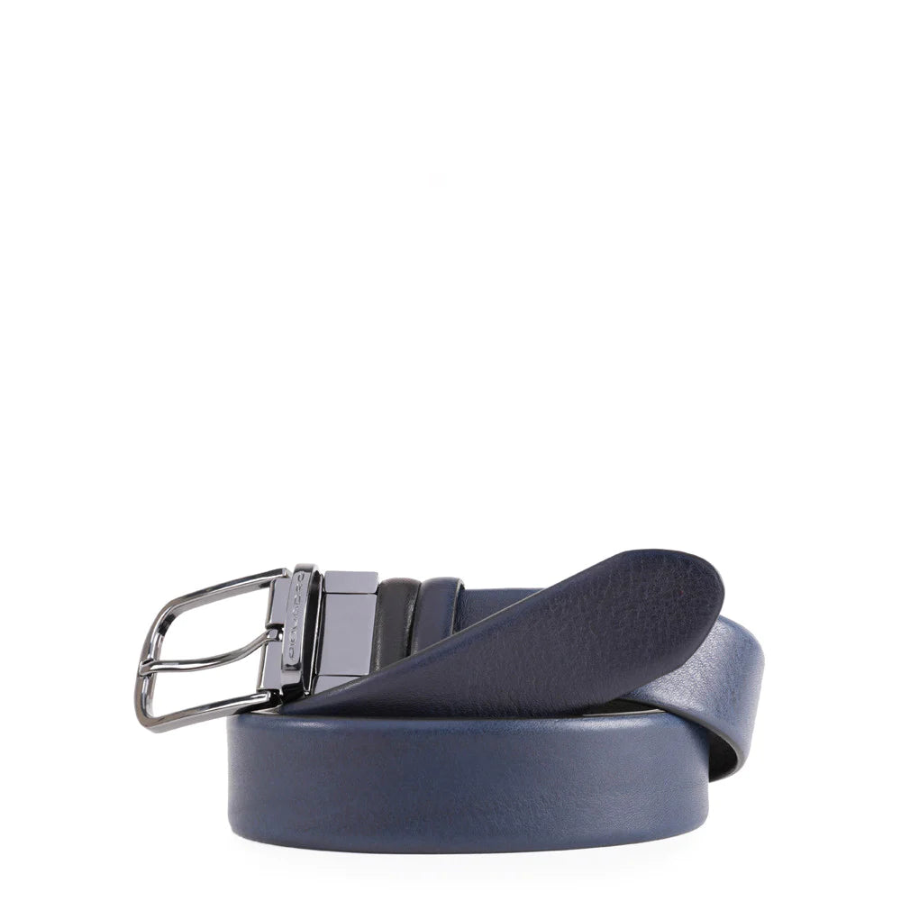 PIQUADRO BLACK SQUARE Cintura uomo reversibile