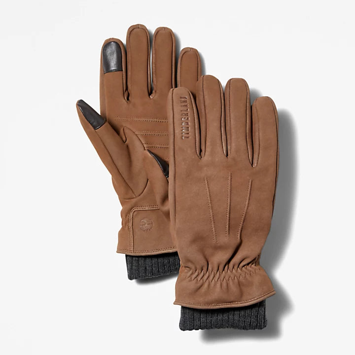 TIMBERLAND Guanti in pelle con polsini antivento
