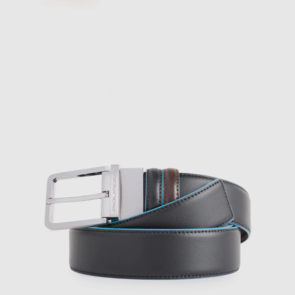 PIQUADRO BLUE SQUARE Cintura reversibile