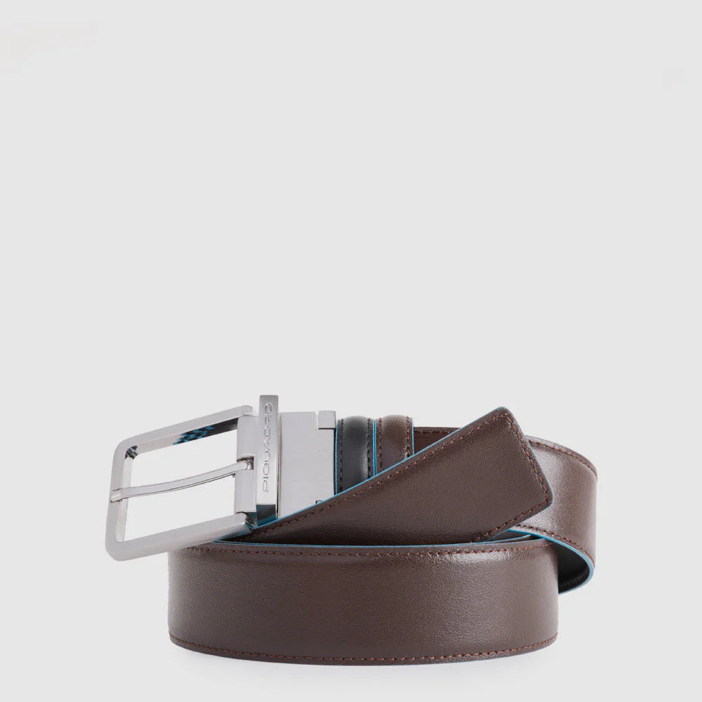 PIQUADRO BLUE SQUARE Cintura reversibile