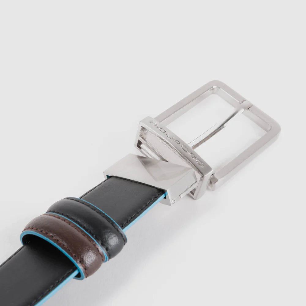 PIQUADRO BLUE SQUARE Cintura reversibile
