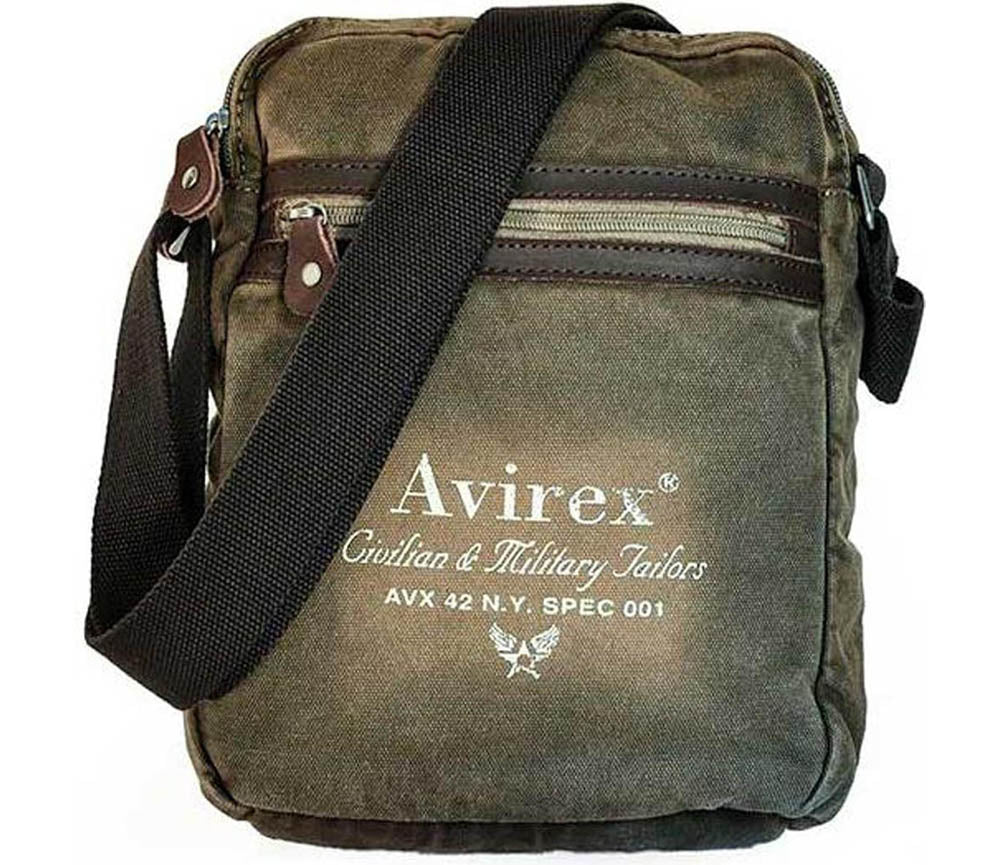 AVIREX Tracollina canvas  "stone washed" tg.M