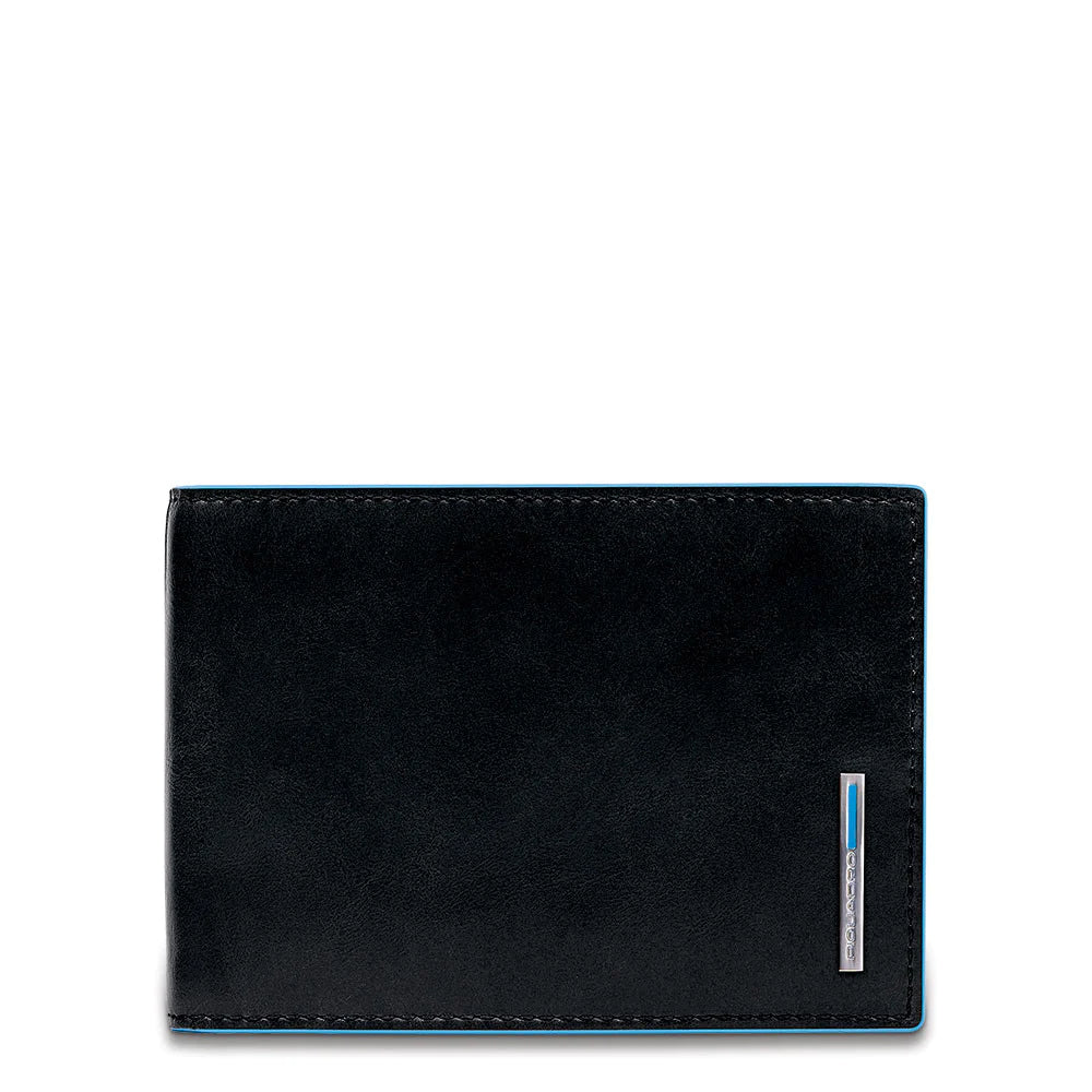 PIQUADRO BLUE SQUARE portafoglio uomo con porta documenti e porta monete