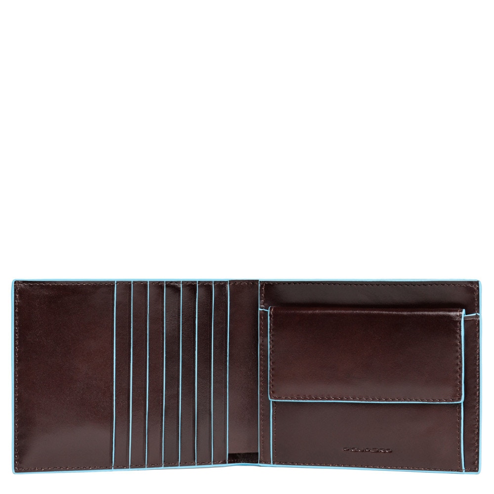 PIQUADRO BLUE SQUARE portafoglio uomo con porta monete