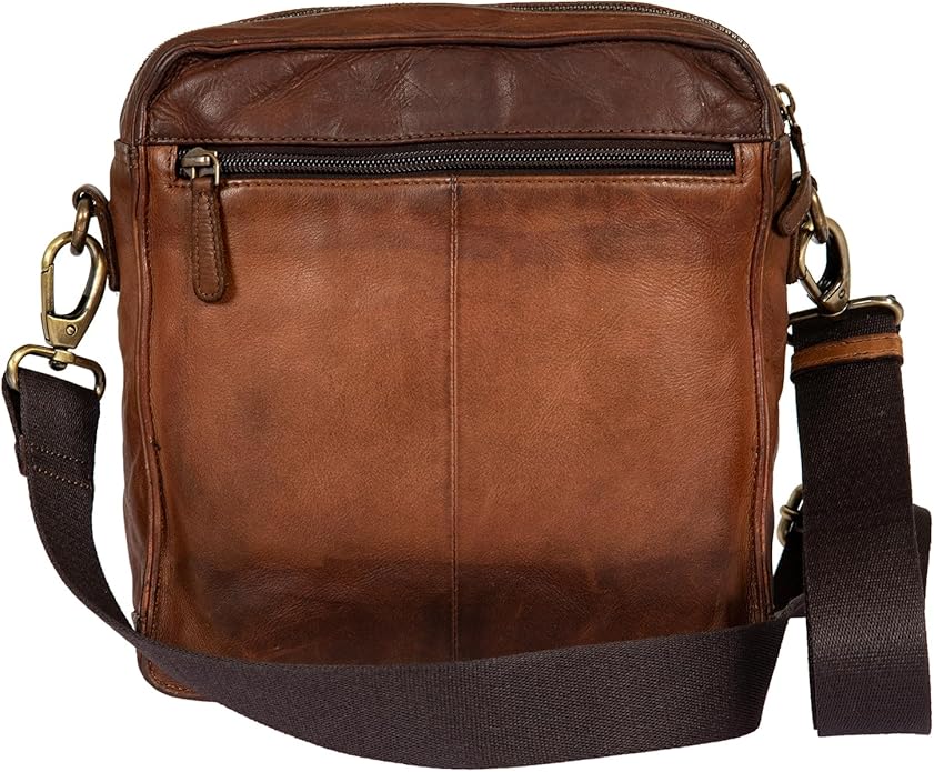 AVIREX Tracolla grande PELLE VINTAGE