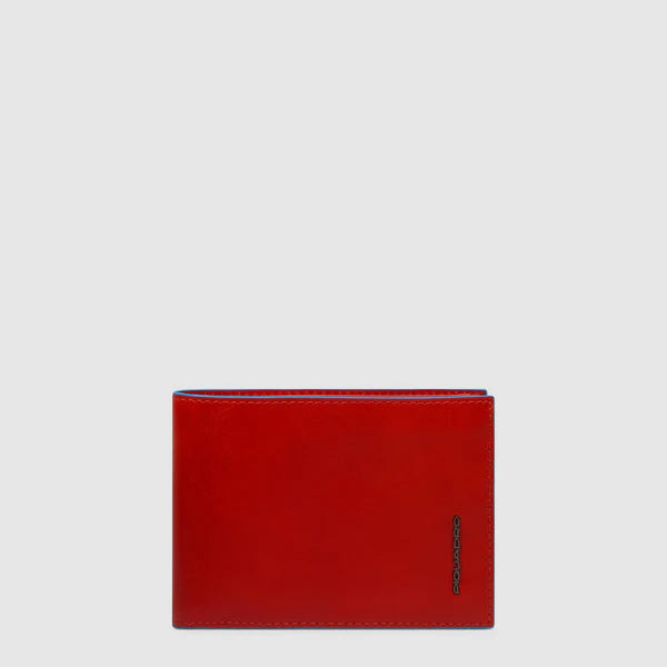 PIQUADRO BLUE SQUARE portafoglio uomo con porta documenti e porta monete