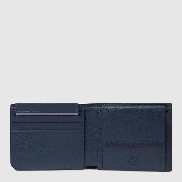 PIQUADRO Portafoglio slim con porta monete