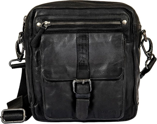 AVIREX Tracolla grande PELLE VINTAGE