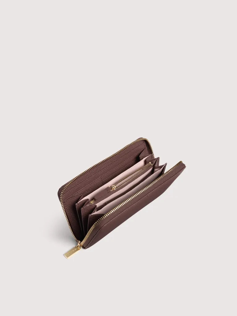 COCCINELLE METALLIC SOFT Zip Around Large