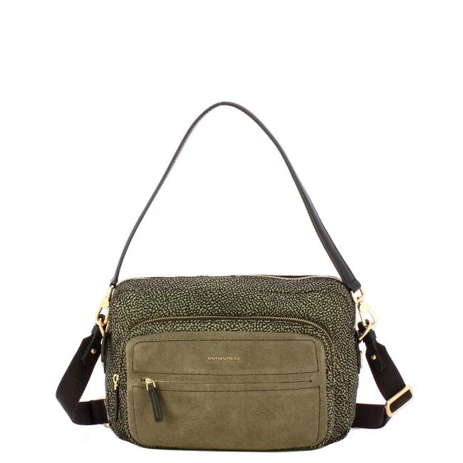BORBONESE Camera Case Medium Camoscio