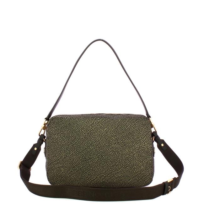 BORBONESE Camera Case Medium Camoscio