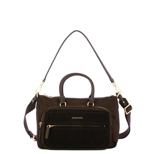 BORBONESE Bauletto Medium Camoscio