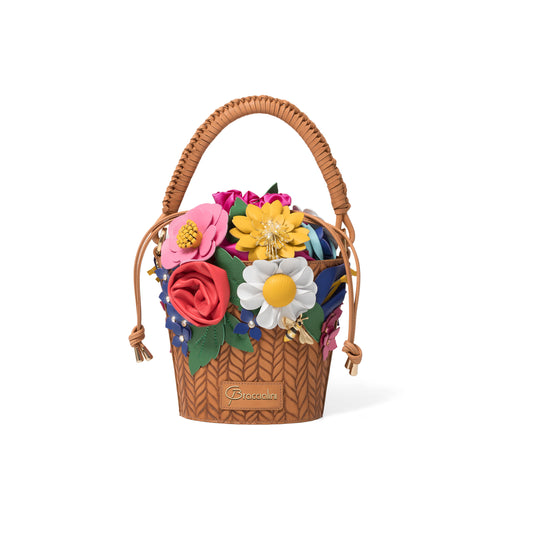 BRACCIALINI TEMA CESTINO DI FIORI