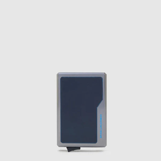 PIQUADRO BLUE SQUARE Portacarte Automatico MagSafe