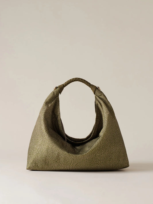 BORBONESE Borsa Hobo Medium