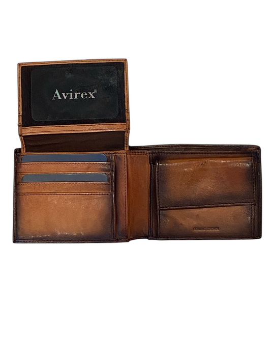 AVIREX Portafoglio Cuoio Slavato
