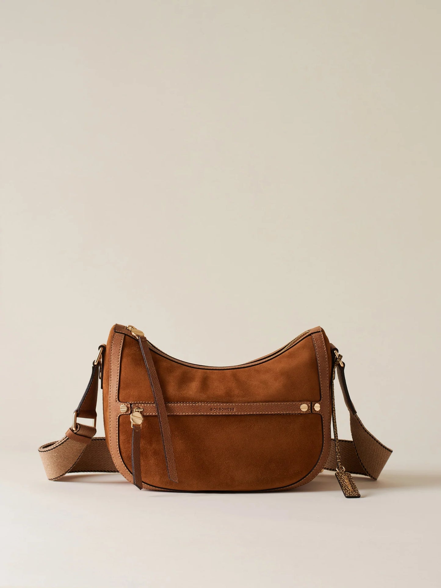 BORBONESE Luna Small Camoscio
