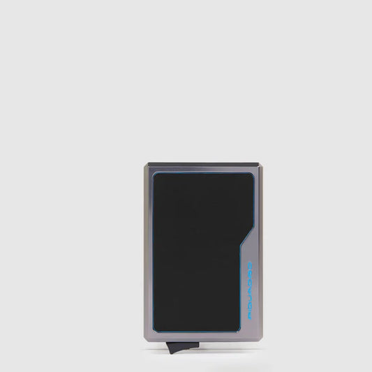 PIQUADRO BLUE SQUARE Portacarte uomo automatico MagSafe