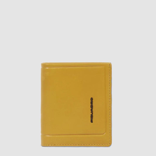 PIQUADRO Mini portafoglio verticale con portamonete