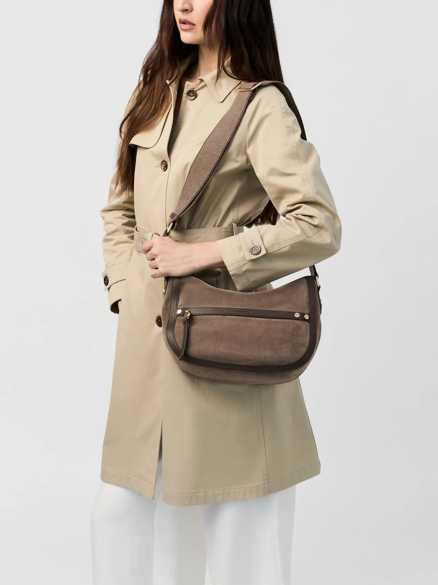 BORBONESE LUNA Small CAMOSCIO