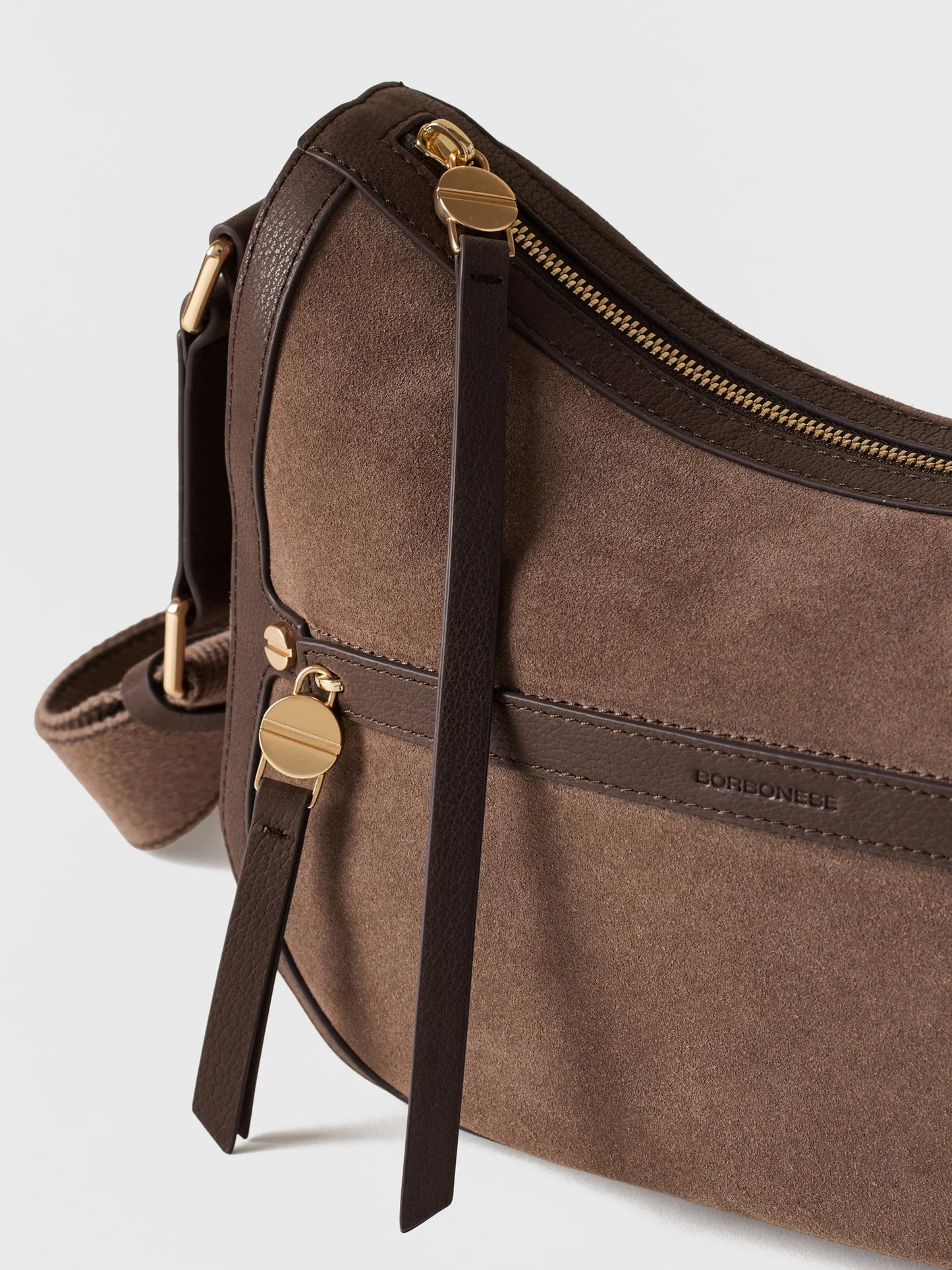 BORBONESE LUNA Small CAMOSCIO