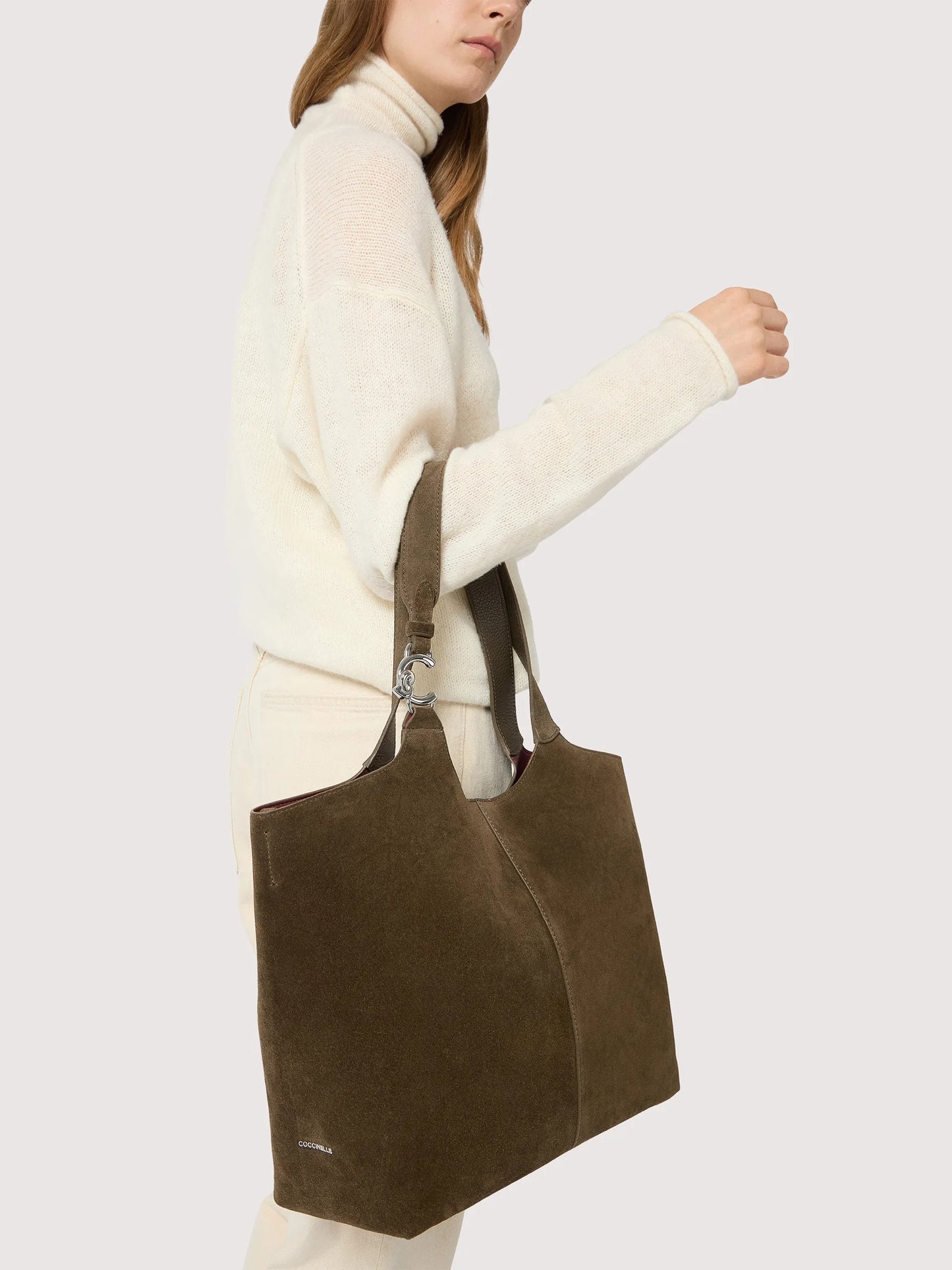 COCCINELLE C-EASY SUEDE Large