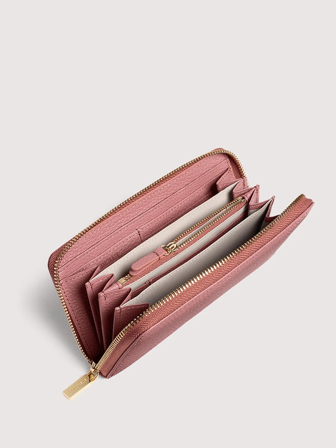 COCCINELLE METALLIC SOFT Zip Around Large