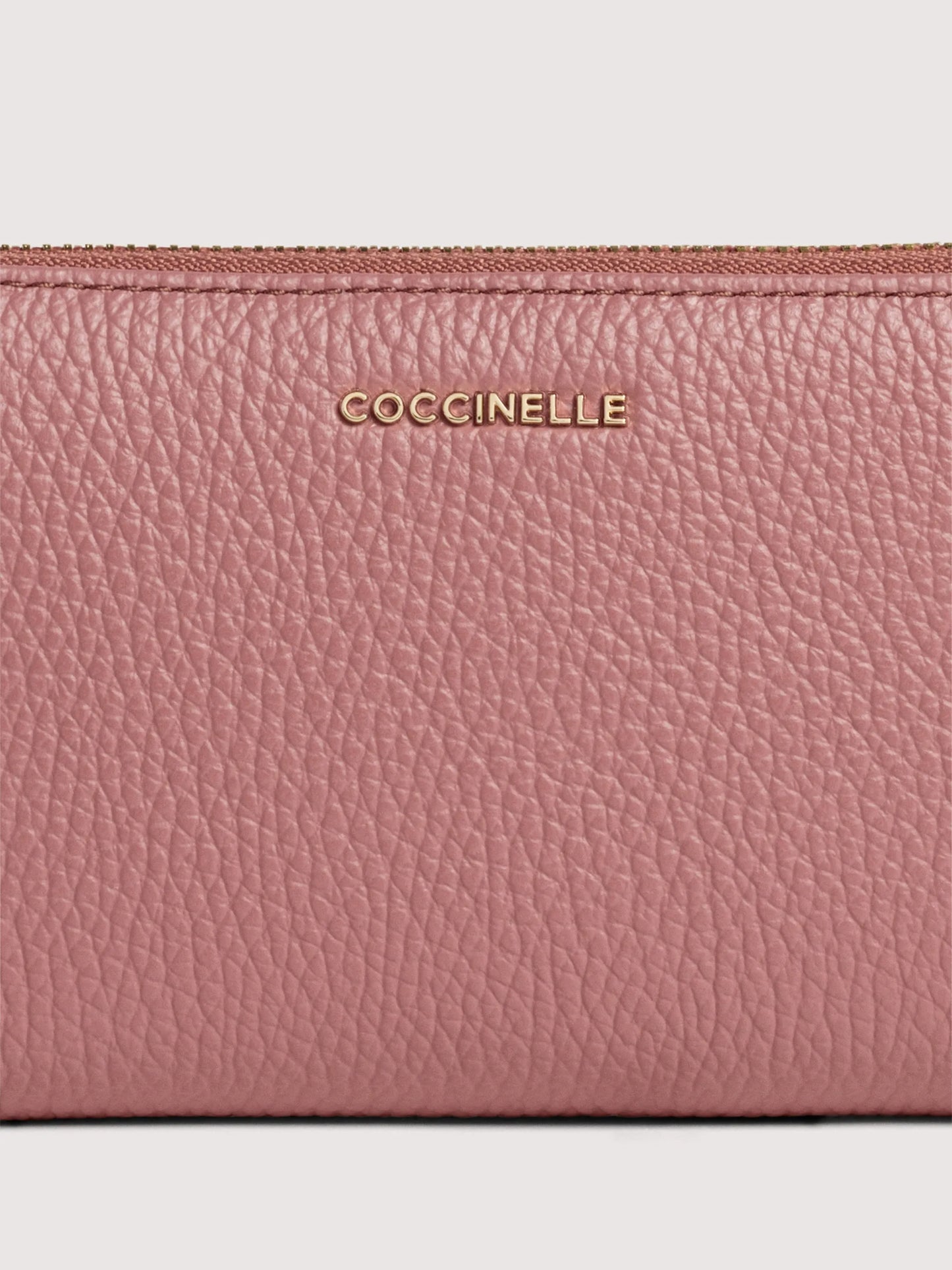 COCCINELLE METALLIC SOFT Zip Around Large